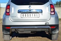 Защита заднего бампера D42 волна короткая для Renault Duster 4x4 2011-