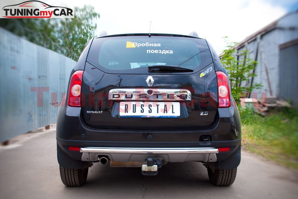 Защита заднего бампера D42 (дуга) для Renault Duster 4x4 2011-