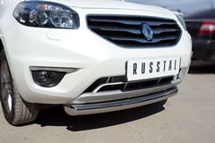 Защита переднего бампера D76 (дуга) для Renault Koleos 2012-