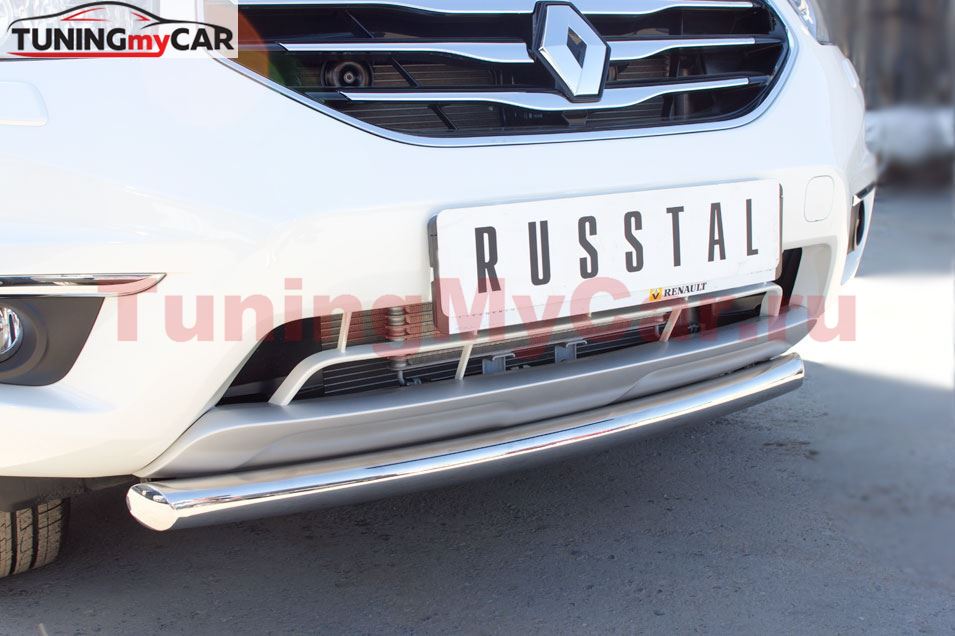 Защита переднего бампера D63 (дуга) для Renault Koleos 2012-