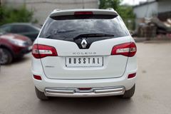 Защита заднего бампера D76/42 для Renault Koleos 2012-