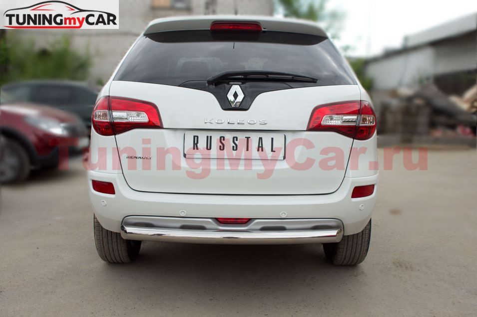 Защита заднего бампера D76 для Renault Koleos 2012-