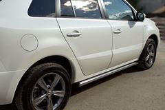 Пороги труба D63 (вариант 3) для Renault Koleos 2012-