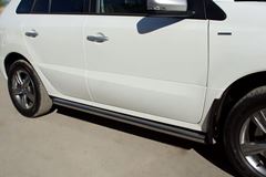 Пороги труба D63 (вариант 2) для Renault Koleos 2012-