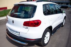Защита заднего бампера D76 (дуга) для Volkswagen Tiguan Track & Field (Track & Style) 2011-