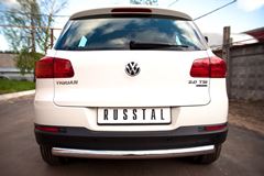 Защита заднего бампера D63 (дуга) для Volkswagen Tiguan Track & Field (Track & Style) 2011-
