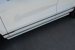 Пороги труба D63 (вариант 1) для Volkswagen Touareg 2014-2018