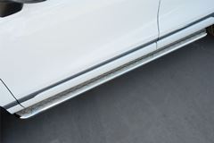 Пороги труба D42 с листом (вариант 1) для Volkswagen Touareg 2014-2018