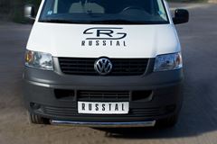 Защита переднего бампера D63 (дуга) для Volkswagen Transporter kasten 2003-2009