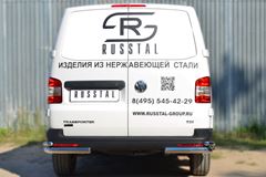 Защита заднего бампера уголки D63 (секции) D42 (секции) для Volkswagen Transporter kasten 2003-2009