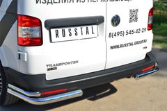 Защита заднего бампера уголки D63 (секции) D42 (секции) для Volkswagen Transporter kasten 2003-2009
