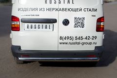 Защита заднего бампера D63 для Volkswagen Transporter kasten 2003-2009