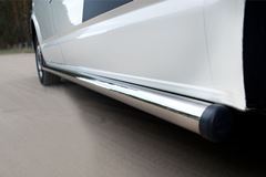 Пороги труба D63 (вариант 2) (левый) для Volkswagen Transporter kasten 2003-2009
