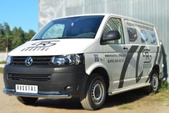 Защита переднего бампера D63 (секции) D42 (уголки) для Volkswagen Transporter kasten T6 2010