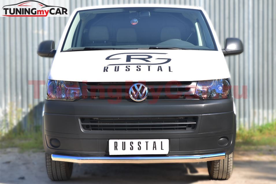 Защита переднего бампера D63 (секции) для Volkswagen Transporter kasten T6 2010