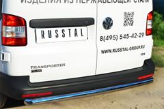 Защита заднего бампера D63 (дуга) для Volkswagen Transporter kasten T6 2010