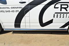 Пороги труба D63 (вариант 3) (левый) для Volkswagen Transporter kasten T5 2010-2015