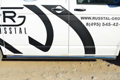 Пороги труба D63 (вариант 1) (правый) для Volkswagen Transporter kasten T5 2010-2015