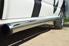 Пороги труба D63 (вариант 2) (левый) для Volkswagen Transporter kasten T6 2010