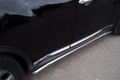 Защита порогов D42 для Nissan Juke 4x4 2010-