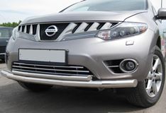 Защита переднего бампера D76/42 для Nissan Murano 2008-2009