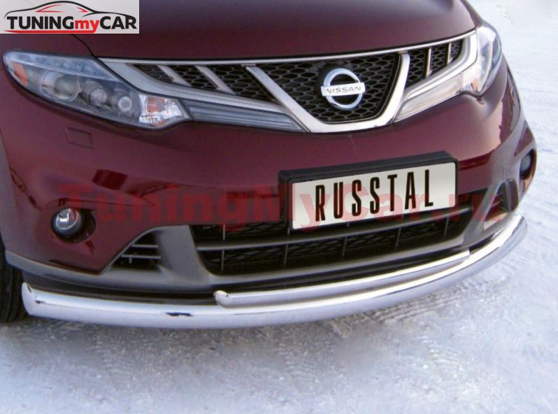 Защита переднего бампера D76/42 для Nissan Murano 2010-2015