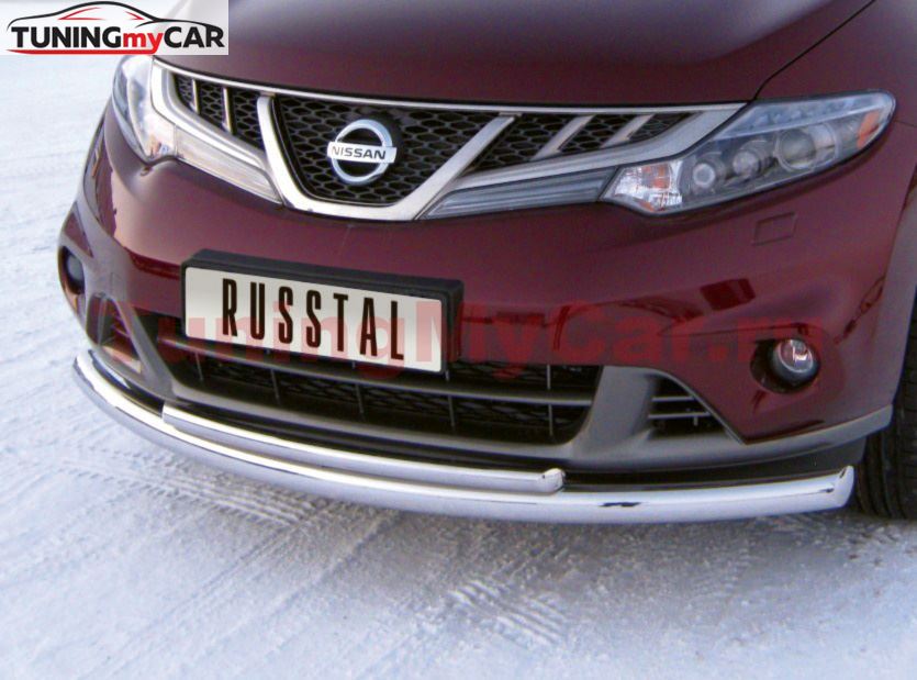 Защита переднего бампера D63/42 для Nissan Murano 2010-2015