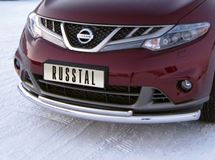 Защита переднего бампера D63/42 для Nissan Murano 2010-2015
