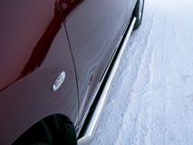 Пороги труба D76 для Nissan Murano 2010-2015