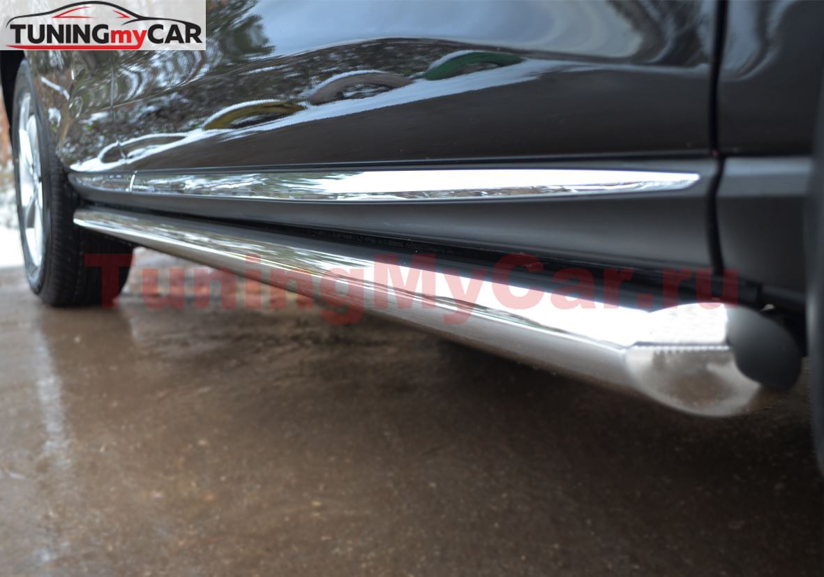 Пороги труба D63 для Nissan Murano 2010-2015