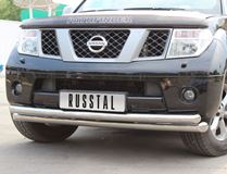 Защита переднего бампера D76/42 для Nissan Pathfinder 2010-2013