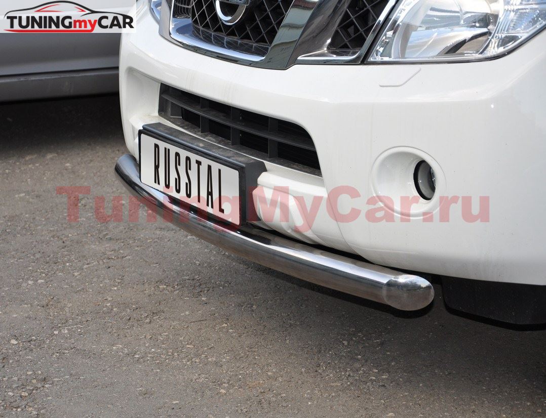 Защита переднего бампера D76 для Nissan Pathfinder 2010-2013