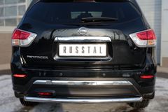 Защита заднего бампера D63 (дуга) для Nissan Pathfinder 2014-