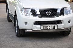 Защита переднего бампера D76/63 для Nissan Pathfinder IV 2004-2009