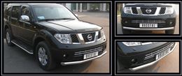 Защита переднего бампера D76 для Nissan Pathfinder IV 2004-2009