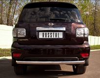 Защита заднего бампера D76 для Nissan Patrol 2010-2013