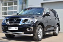 Защита переднего бампера D76 (дуга) D76 (дуга) для Nissan Patrol 2014-