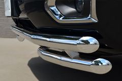 Защита переднего бампера D63 (секции) D63 (уголки) для Nissan Patrol 2014-