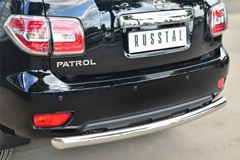 Защита заднего бампера D76 (дуга) для Nissan Patrol 2014-