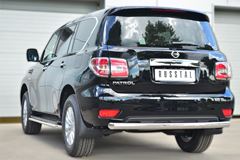 Защита заднего бампера D76 (дуга) для Nissan Patrol 2014-
