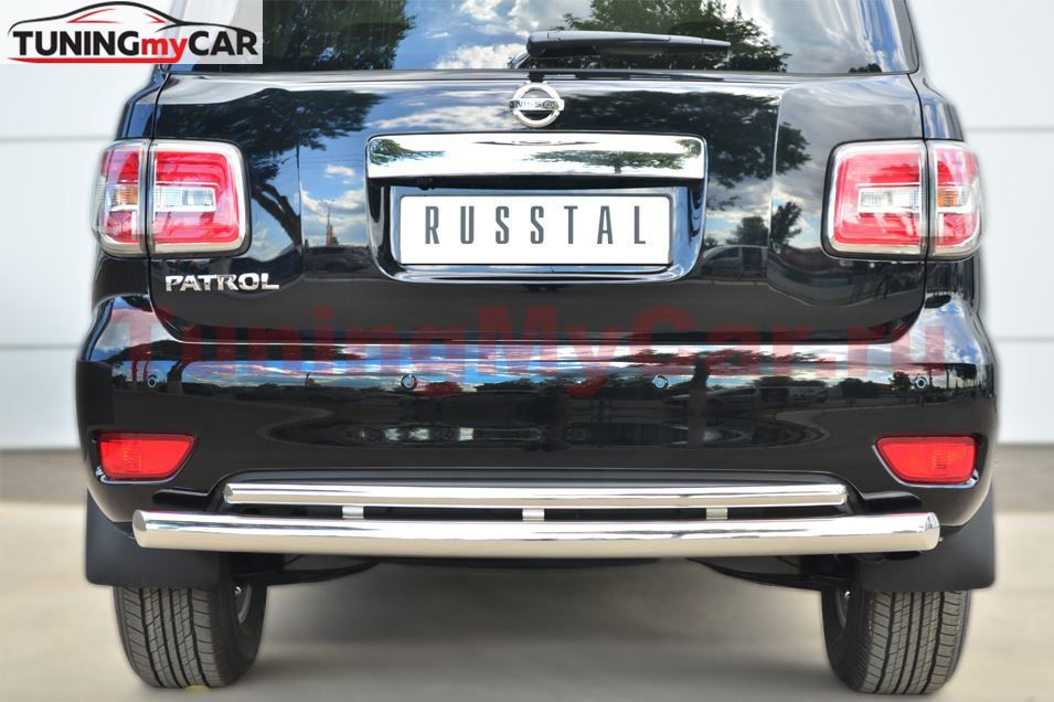 Защита заднего бампера D76 (дуга) D42 (дуга) для Nissan Patrol 2014-