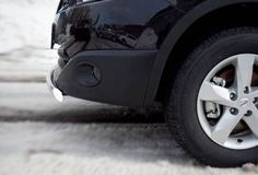 Защита переднего бампера D75х42 овал для Nissan Qashqai +2 2010-