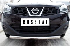 Защита переднего бампера D63 для Nissan Qashqai +2 2010-