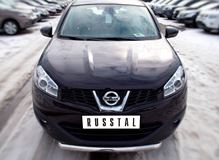 Защита переднего бампера D63 для Nissan Qashqai +2 2010-