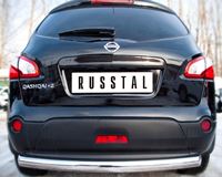 Защита заднего бампера D76 (дуга) для Nissan Qashqai +2 2010-