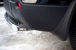 Защита заднего бампера D75х42 для Nissan Qashqai +2 2010-