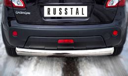 Защита заднего бампера D76 (дуга) для Nissan Qashqai 2010-2013