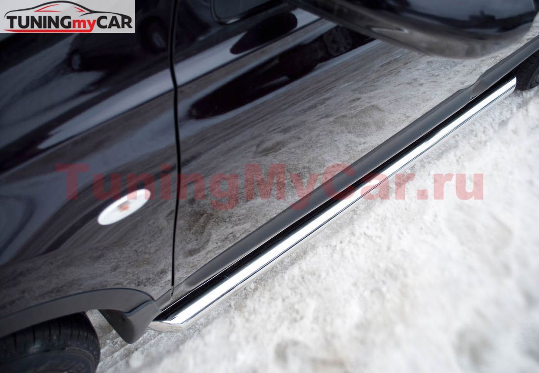 Пороги труба D63 для Nissan Qashqai 2010-2013
