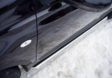 Пороги труба D63 для Nissan Qashqai 2010-2013