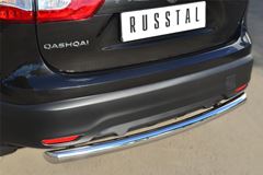 Защита заднего бампера D63 (дуга) для Nissan Qashqai 2014-